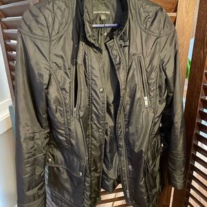 Banana Republic Black Lightweight Utility Jacket Size Small